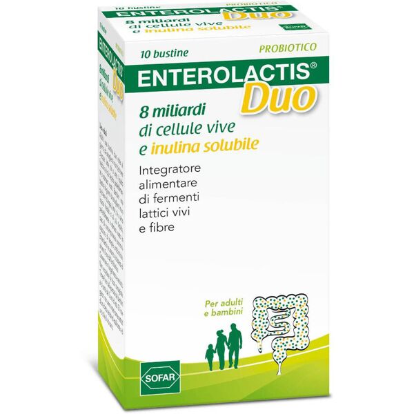 enterolactis duo polvere integratore alimentare 10 bustine