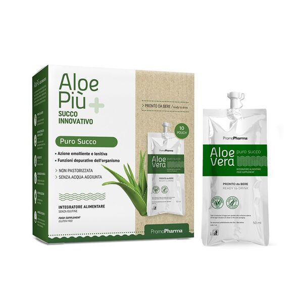 promopharma aloe vera fresh juice succo puro 10stick