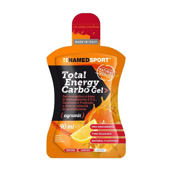 named sport total energy carbo gel agrumix integratore 40ml