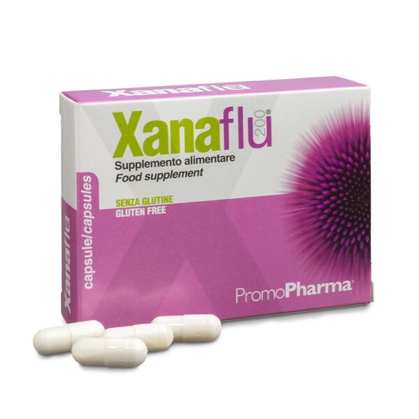 promopharma xanaflu 200 integratore difese immunitarie 20 capsule
