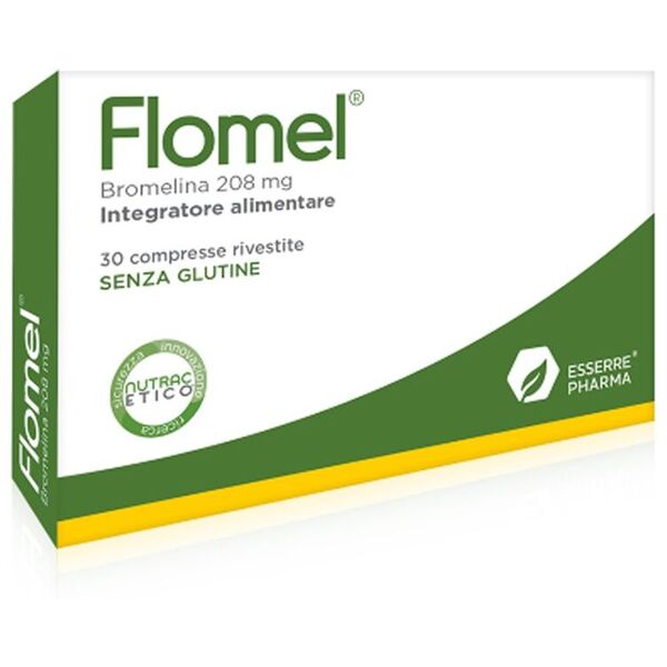 esserre pharma srl flomel integratore di bromelina 30 compresse