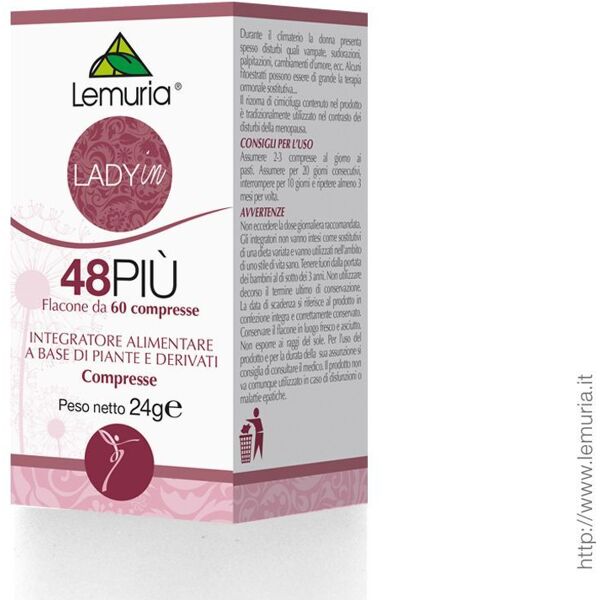 lemuria lady in 48 più integratore alimentare 60 compresse