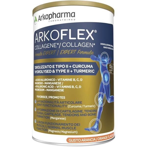 arkofarm arkoflex expert collagene integratore benessere articolare gusto arancia 390g