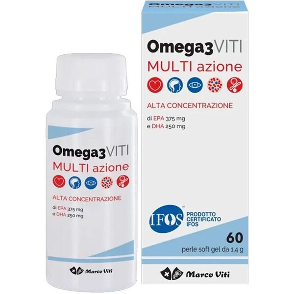 marco viti omega3 integratore multi azione 60 perle