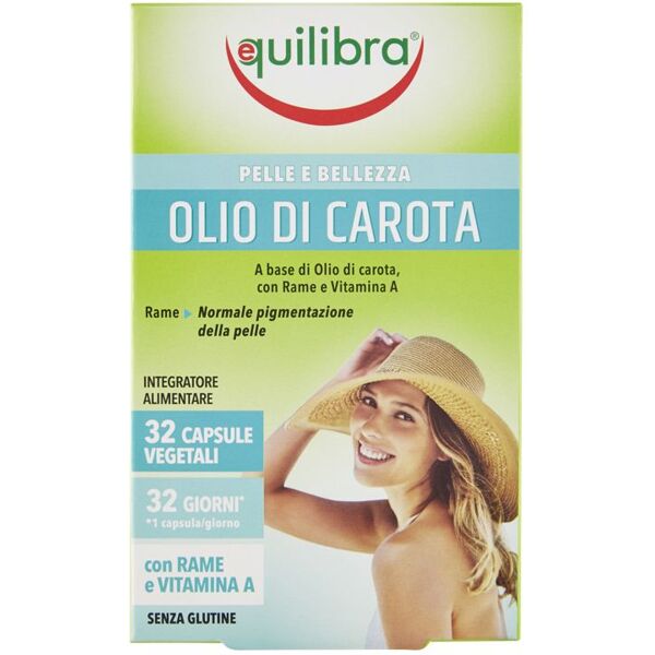 equilibra olio di carota integratore alimentare 32 capsule vegetali