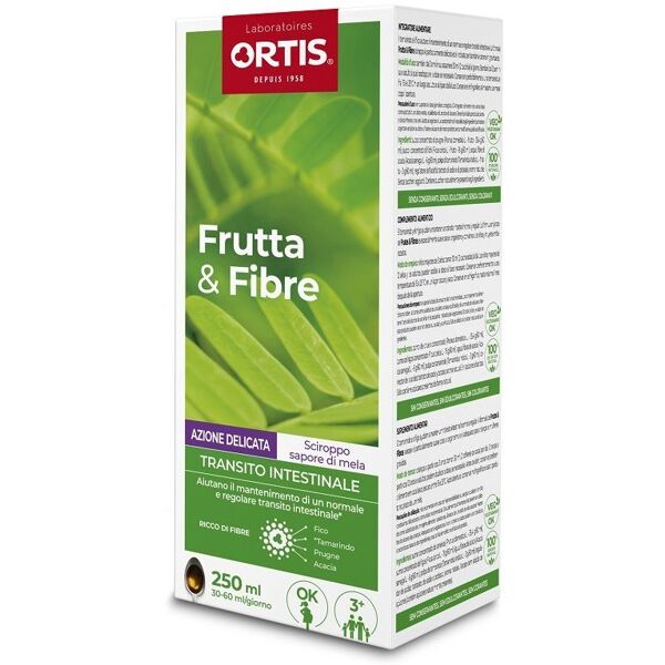 ortis frutta & fibre azione integratore transito intestinale 250ml