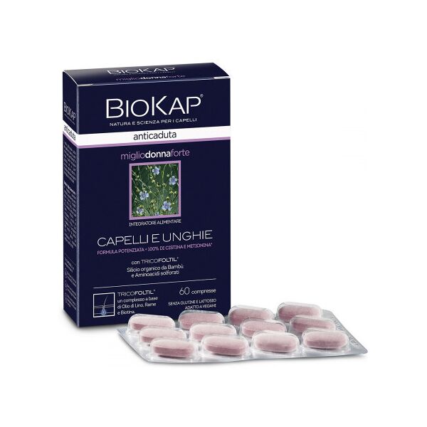 biokap anticaduta miglio donna forte 60 compresse