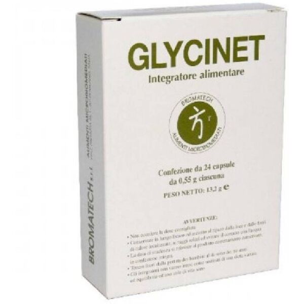 bromatech glycinet integratore controllo peso corporeo 24 capsule