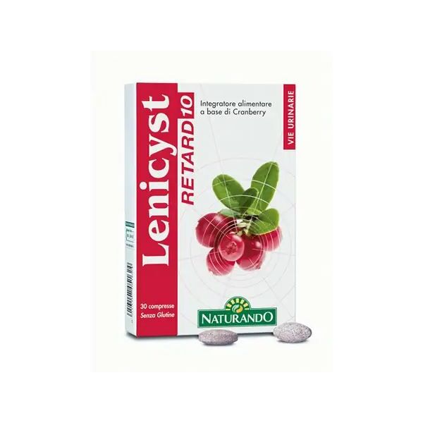 naturando lenicyst retard 10 integratore cranberry 30 compresse