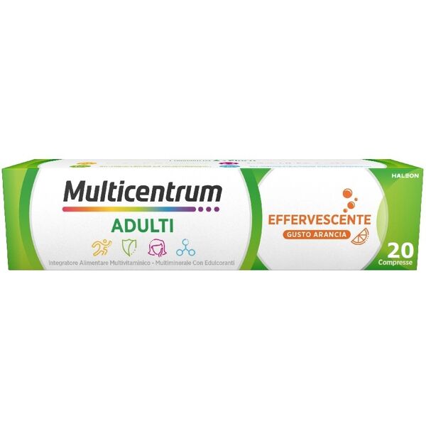 multicentrum adulti effervescente integratore alimentare multivitaminico vitamina b c d3 ferro 20 compresse