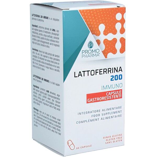 promopharma lattoferrina 200 integratore alimentare 30 capsule