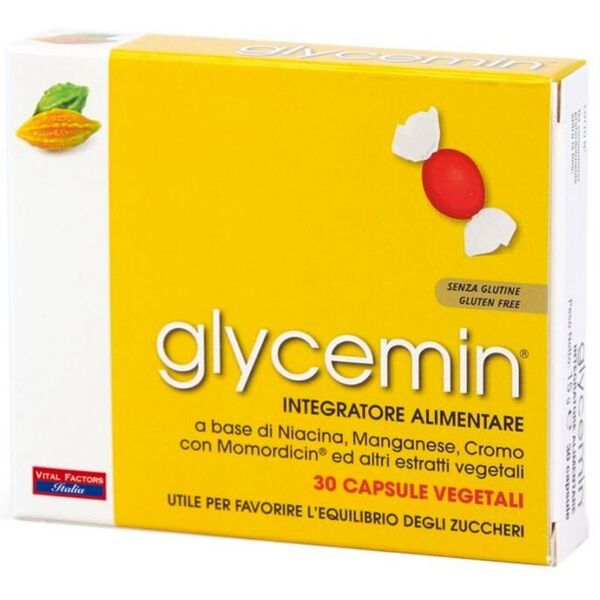 vital factors glycemin integratore controllo zuccheri 30 capsule