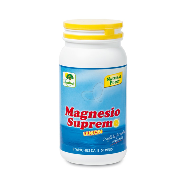 natural point magnesio supremo polvere 150 grammi gusto limone