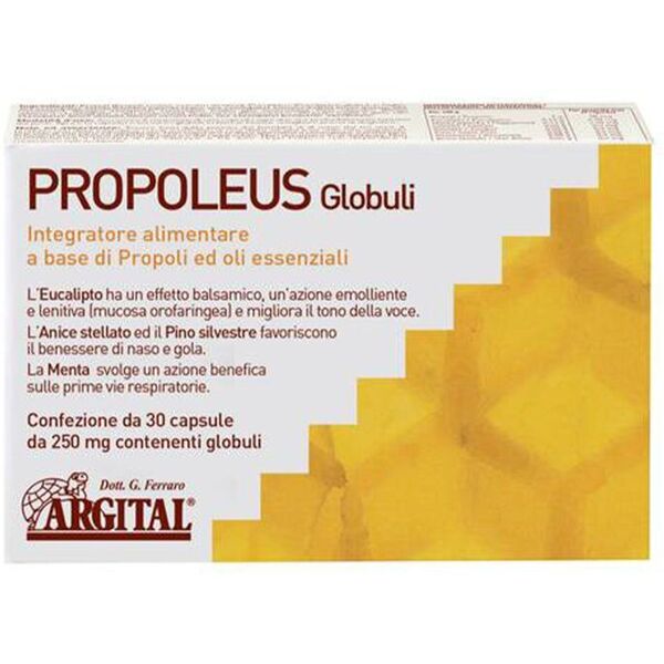 argital propoleus integratore benessere vie respiratorie 30 capsule