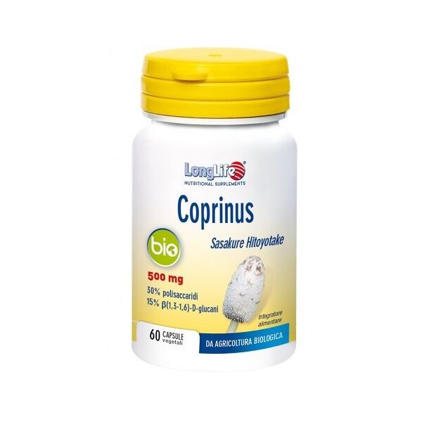 longlife coprinus bio integratore alimentare 60 capsule