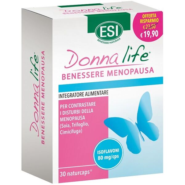 esi donna life benessere menopausa integratore 30 naturcaps