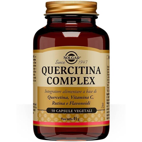 solgar quercitina complex integratore difese immunitarie 50 capsule