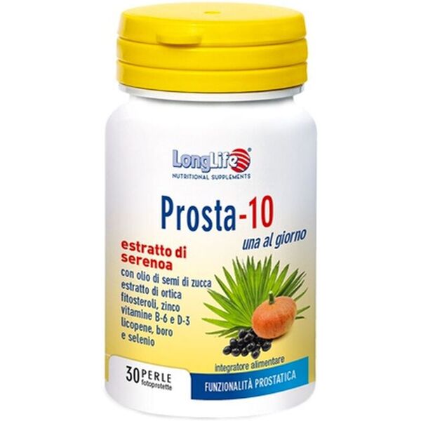 longlife prosta 10 integratore prostata 30 perle