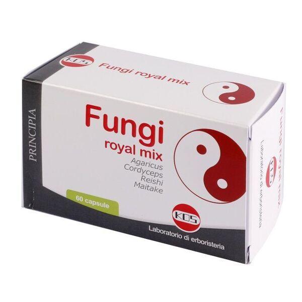 kos - laboratorio di erboristeria fungi royal mix integratore difese immunitarie 60 capsule