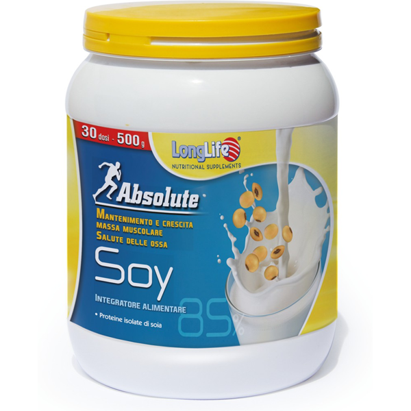 longlife absolute soy integratore muscoli e ossa 500g