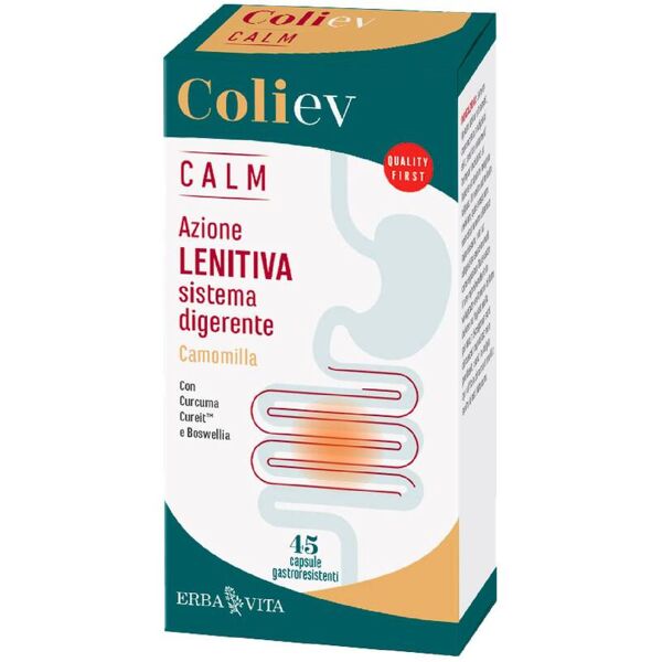 erba vita coli ev calm integratore benessere intestinale 45 capsule