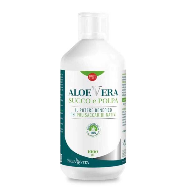 erba vita aloe vera succo polpa integratore 1000ml