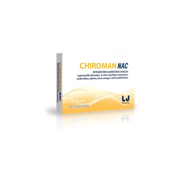 lj pharma chiroman nac 20 compresse e 20 capsule