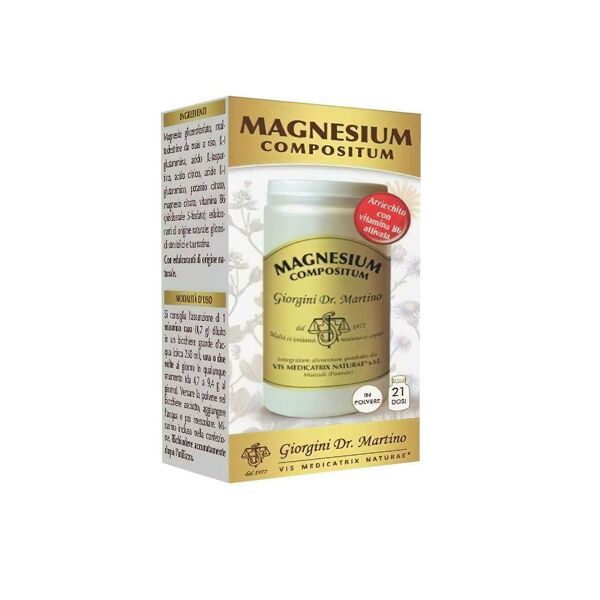 dr. giorgini magnesio compositum polvere integratore stanchezza 100g