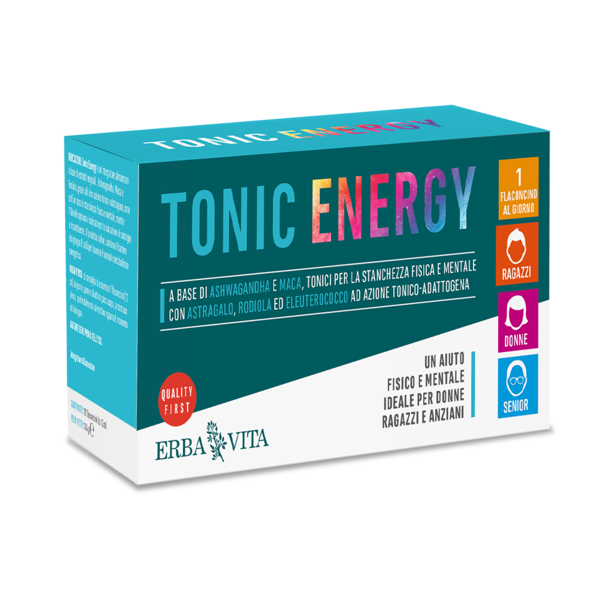 erba vita tonic energy integratore tonico 10 flaconcini