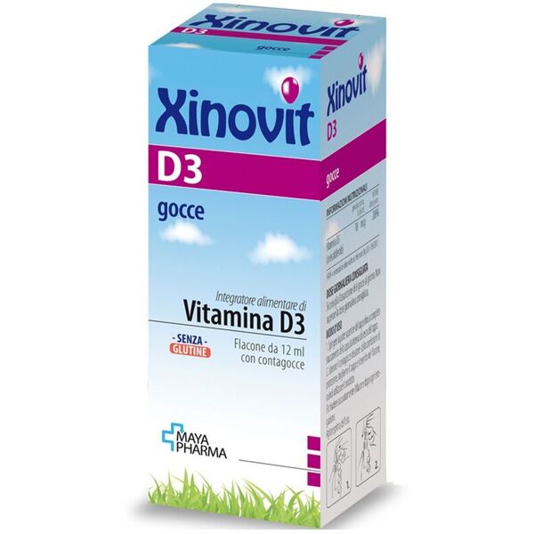 maya pharma srl xinovit d3 gocce integratore ossa 12ml