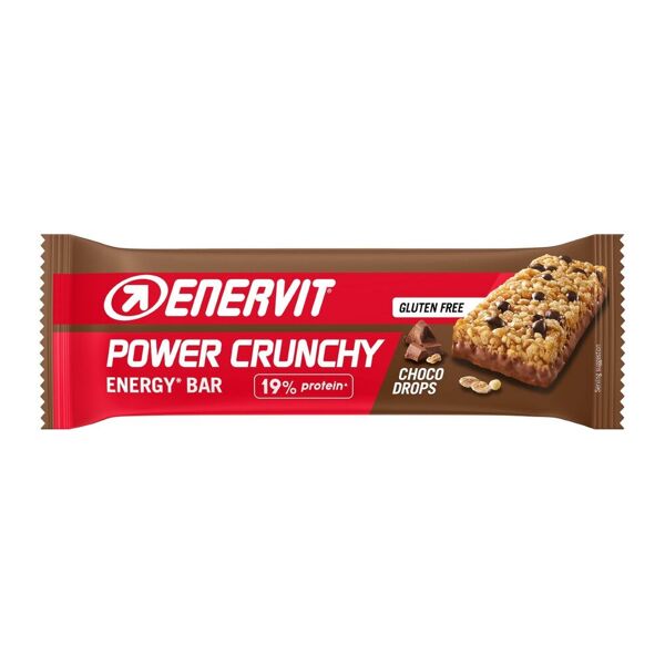 enervit power crunchy barretta energetica gusto choco drops 40g