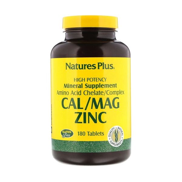 nature's plus natures plus calcio magnesio zinco 90 tavolette