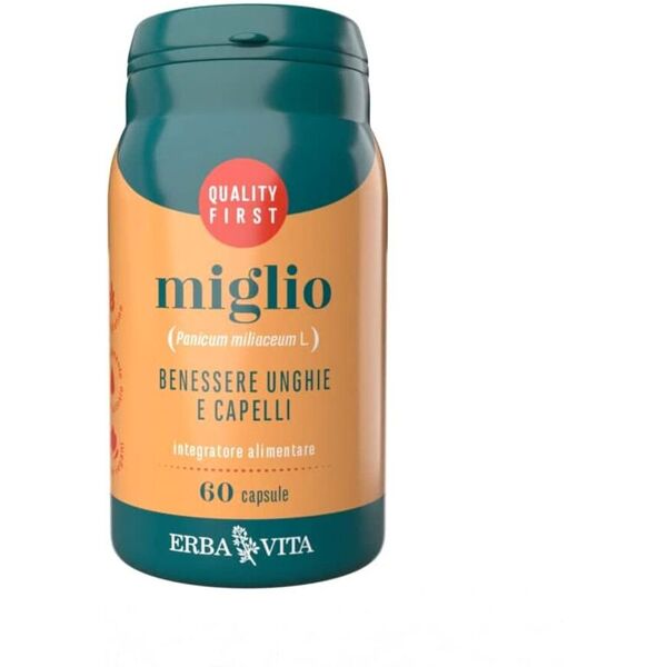 erba vita miglio integratore unghie e capelli 60 capsule