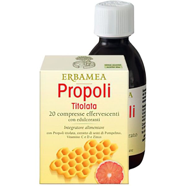 erbamea propoli titolata integratore difese immunitarie 20 compresse