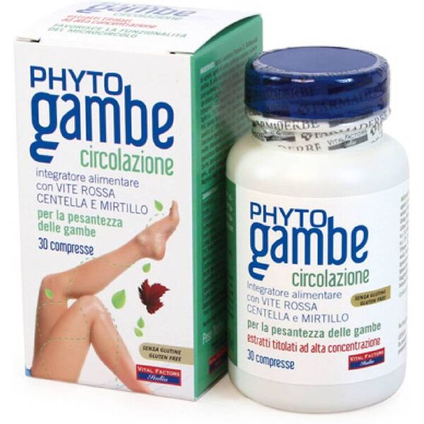 vital factors phytogambe integratore pesantezza gambe 30 compresse