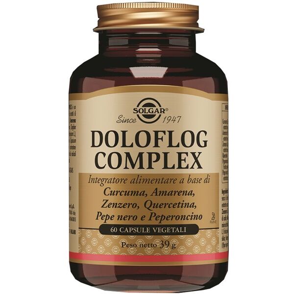 solgar doloflog complex integratore muscoli e ossa 60 capsule vegetali