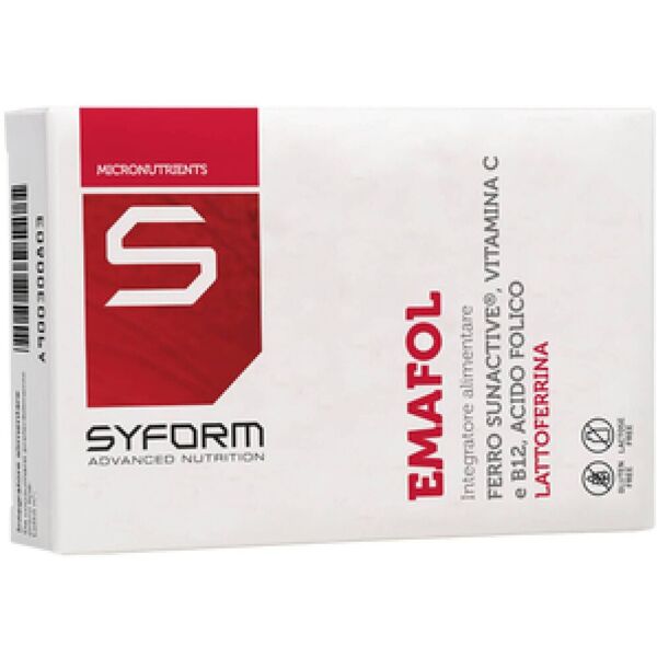 syform srl emafol integratore ferro vitamine 30 capsule