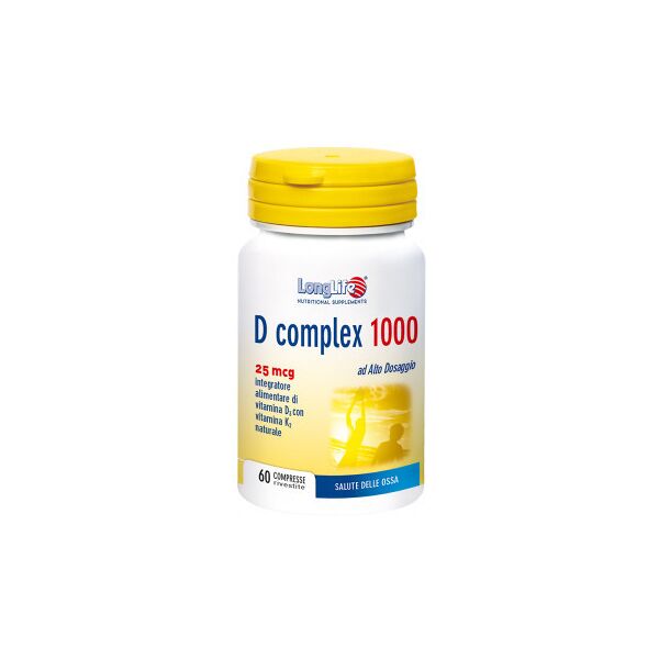 longlife d complex 1000 ui 25mcg integratore vitamina d3 60 compresse