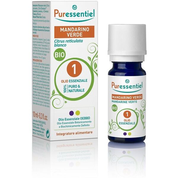 puressentiel mandarino verde bio olio essenziale integratore 10ml