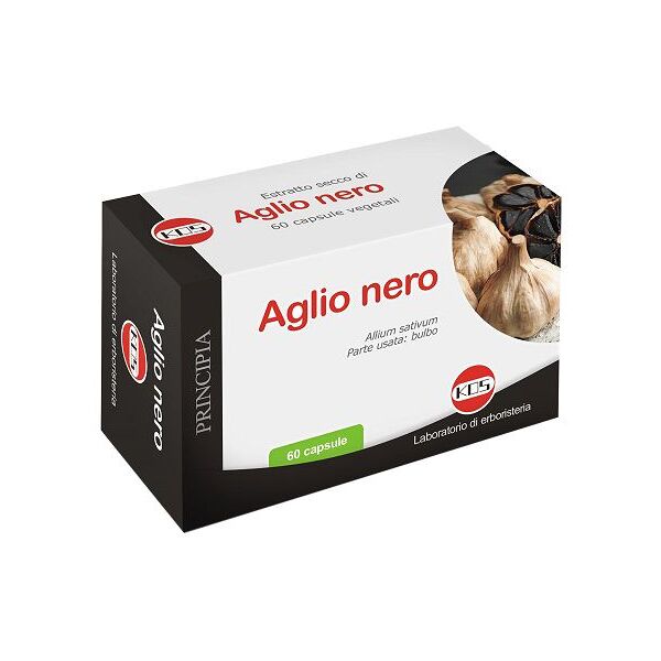 kos - laboratorio di erboristeria aglio nero estratto secco integratore controllo colesterolo 60 capsule