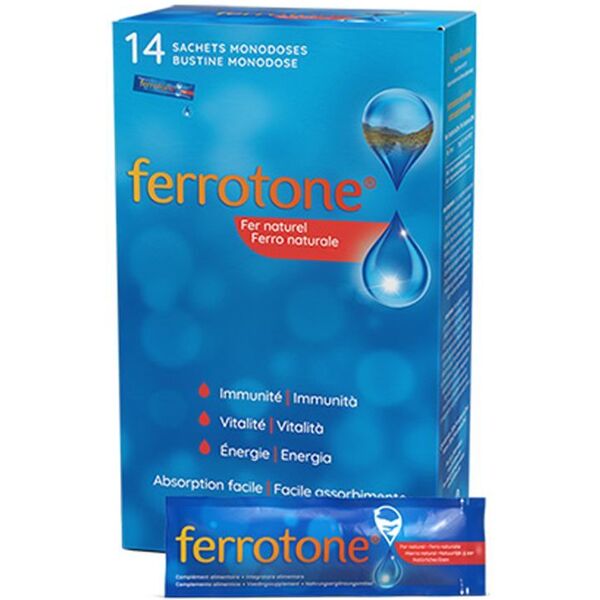 loacker remedia ferrotone 20mg integratore ferro 14 bustine