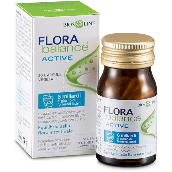 flora balance bios line florabalance active integratore fermenti lattici 30 capsule