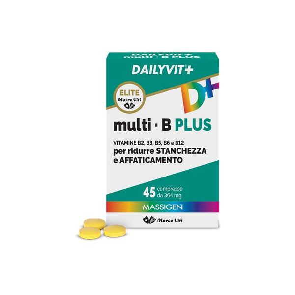 massigen dailyvit multi-b plus integratore multivitaminico 45 compresse