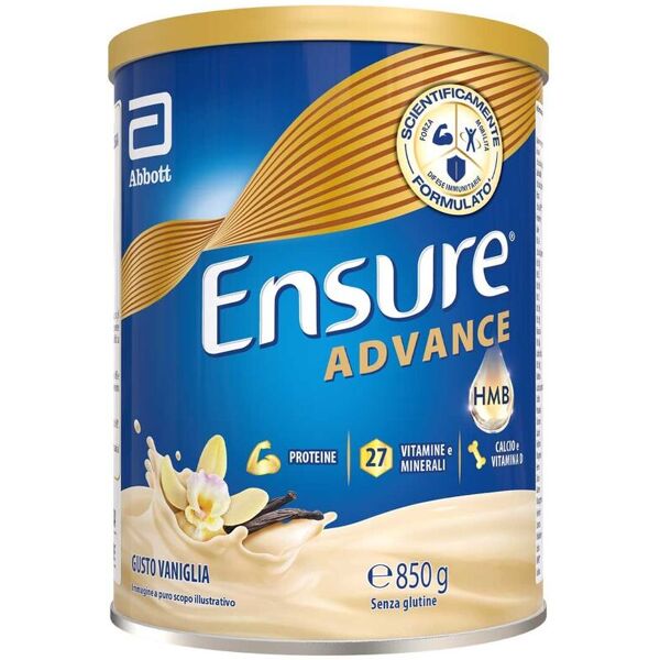 ensure advance integratore alimentare proteico vaniglia 850g