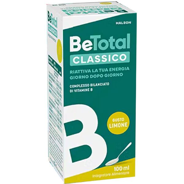 be-total sciroppo integratore alimentare vitamina b sistema immunitario bambini limone 100ml