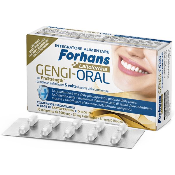 u.g.a. nutraceuticals srl forhans lattoferrina gengi-oral 30 compresse