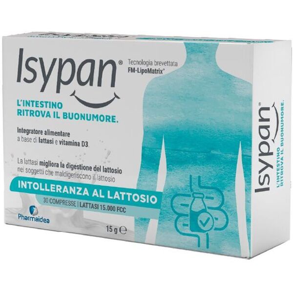 isypan intolleranza lattosio integratore intestino 30 compresse