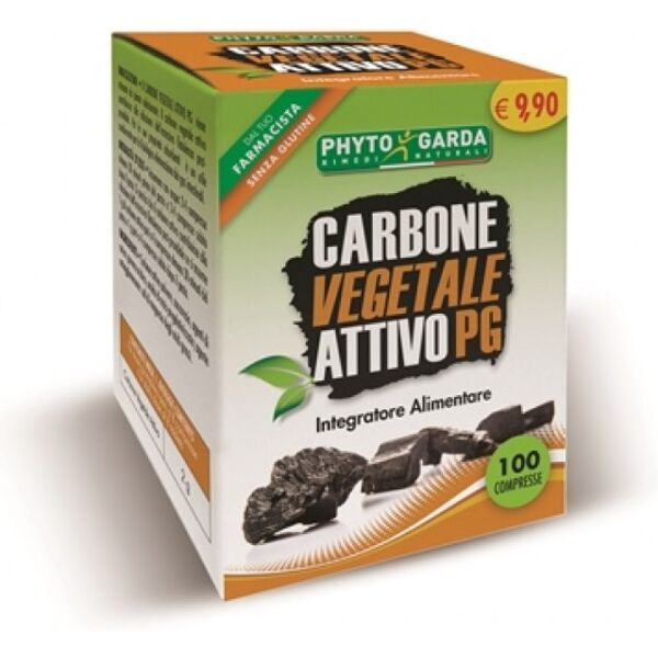 phyto garda carbone vegetale attivo 100 compresse