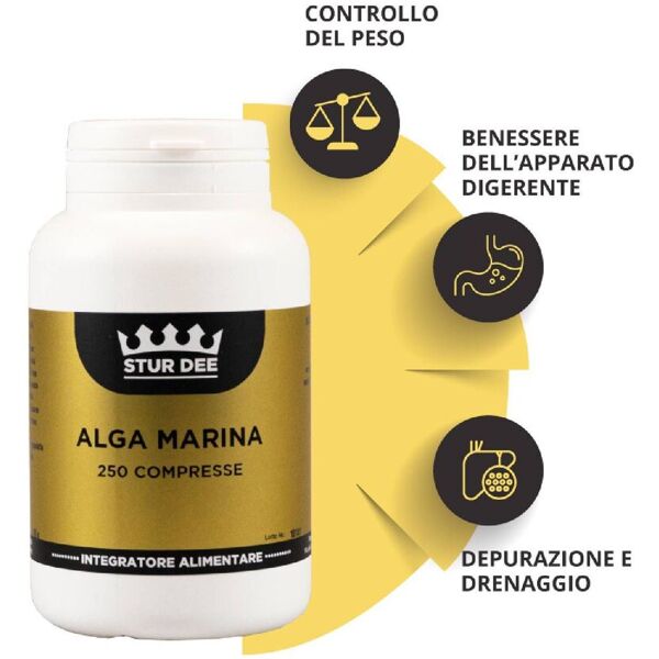 stur dee alga marina integratore 250 compresse