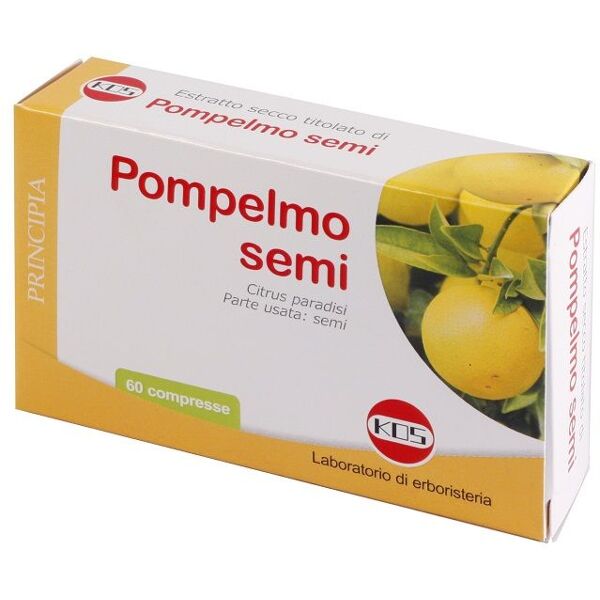 kos - laboratorio di erboristeria semi di pompelmo estratto secco integratore difese immunitarie 60 compresse